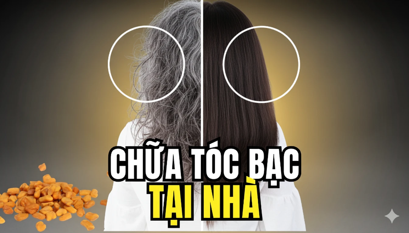 Cách chữa trị tóc bạc sớm tại nhà