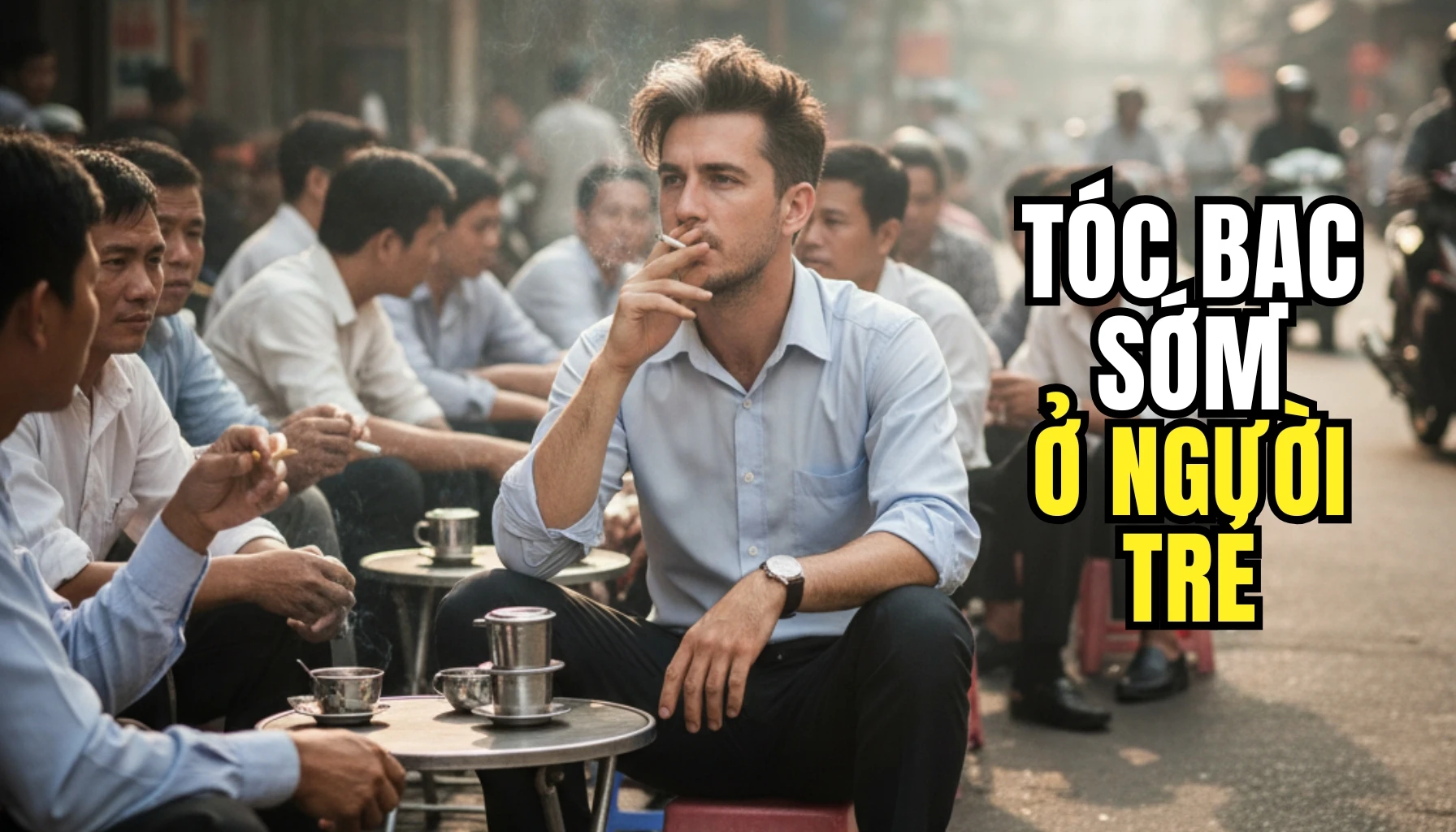 Tóc bạc ở người trẻ: Nguyên nhân từ thói quen sinh hoạt và cách cải thiện