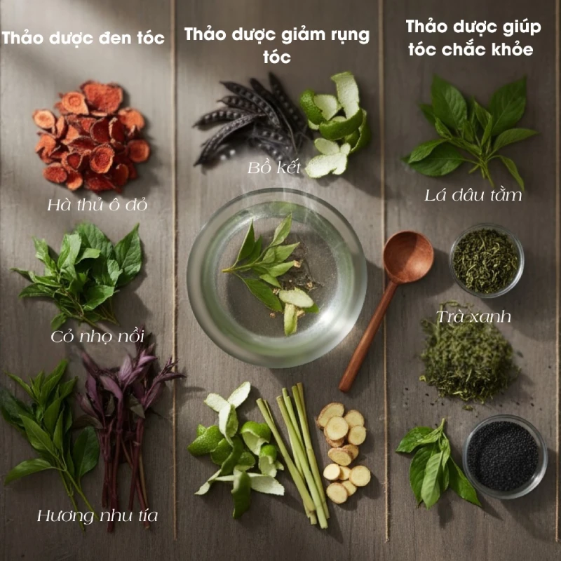 Thảo dược cho tóc